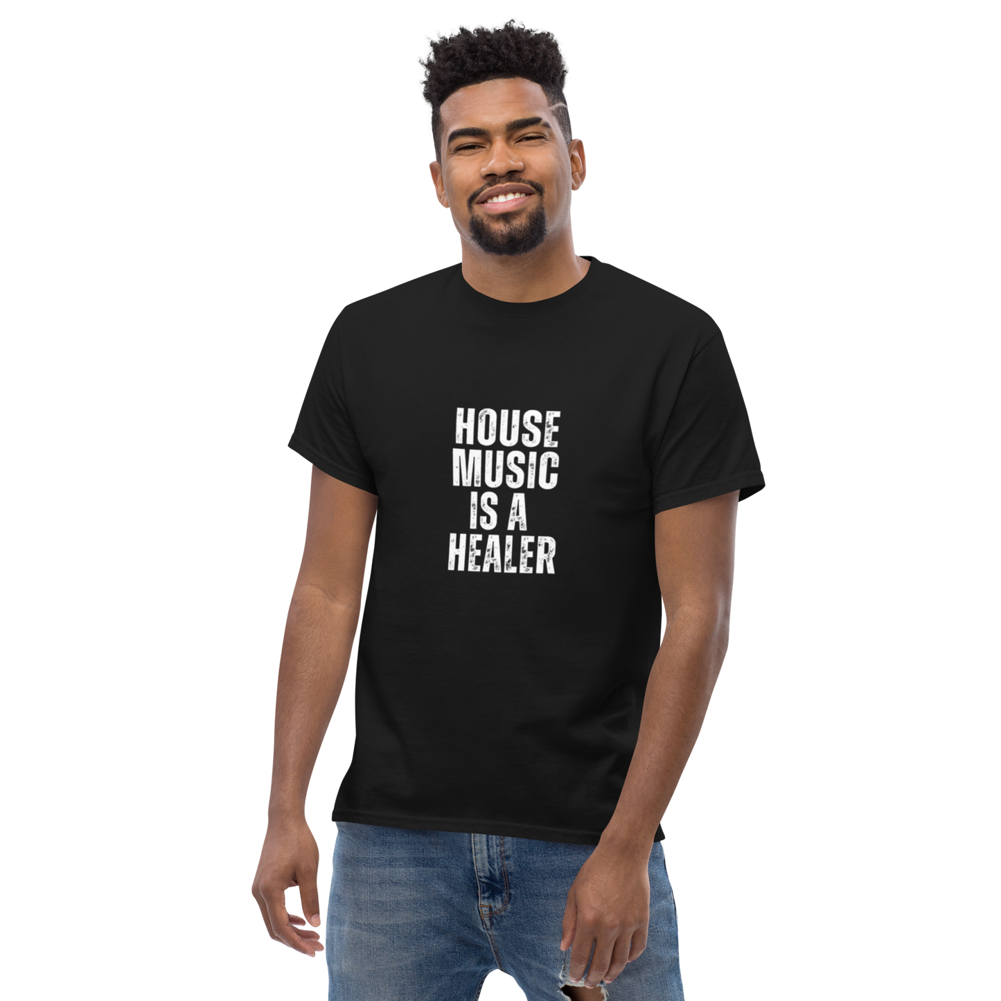 House Music Is a Healer organic cotton t-shirt