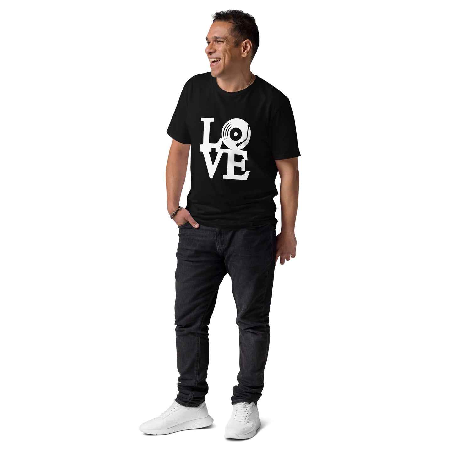 Love Vinyl organic cotton t-shirt