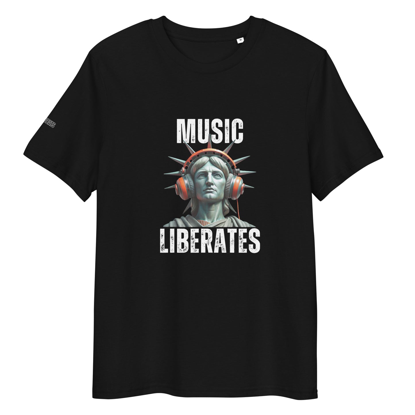 Music Liberates organic cotton t-shirt